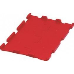Couvercle pliant rouge f.VTK 400 (Pack a 4 St.)