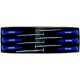 Jeu de 6 ciseaux, manche en plastique, Contenu : 6 10 12 16 20 26 mm