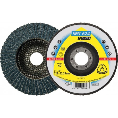 Disque à lamelles SMT624 115mm K 40 bombéKlingspor