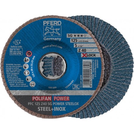Disque à lamelles X-LOCK STEELOX G60SGP 125mm Pferd 1 PCS