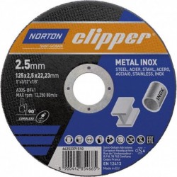 Disque de coupe Metal-Inox A30S-125x2.5x22.23mm