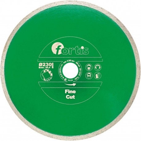 Disque diamant Fine Cut Ø 180 mm Hauteur segment 8 mm Alésage 254 mm FORTIS