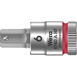 Douille 1/4 hex avec fonction HOLD 6x28mm Wera