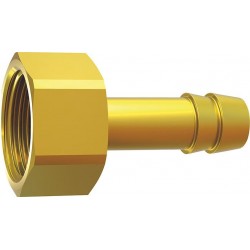 Embout à olive à visser laiton filetage femelle F3/8" Ø intérieur tuyau 8mm RIEGLER 1 PCS