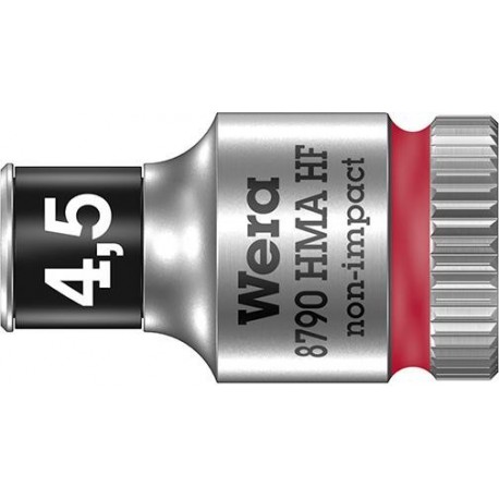 Douilleavec fonction HOLD 6-coté long 1/4 45x mm Wera