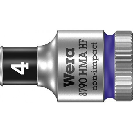 Douilleavec fonction HOLD 6-coté long 1/4 4x mm Wera