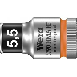 Douille avec porte-vis 6 pans longue 1/4" 5,5x mm Wera 1 PCS