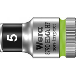 Douilleavec fonction HOLD 6-coté long 1/4 5x mm Wera