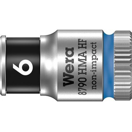Douilleavec fonction HOLD 6-coté long 1/4 6x mm Wera