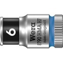 Douilleavec fonction HOLD 6-coté long 1/4 6x mm Wera