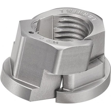 Écrou à serrage rapide TWINNUT avec collerette 6333S-M24 AMF