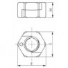 Écrou à serrage rapide TWINNUT sans collerette 6333S-M16 AMF