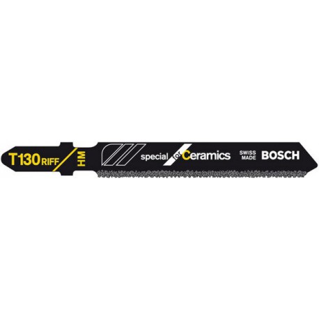 Lame de scie sauteuse T 130 Riff pack de 3 Bosch 1 PCS