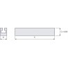 Embase pour jauge de profondeur 400mm TESA