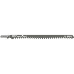 Lame de scie sauteuse T 344 D pack de 5 Bosch 1 carte
