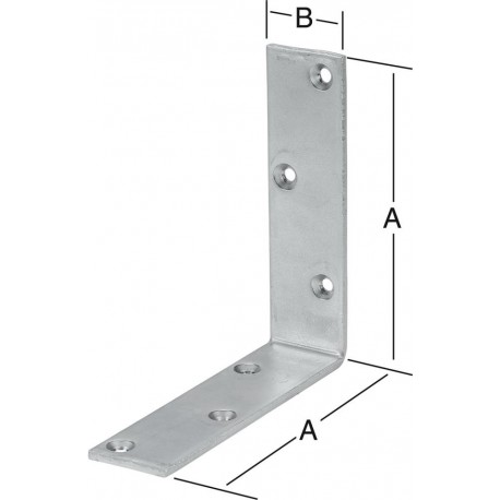 Equerre 200x200mm Nr 173200Z (Par 10)