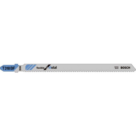 Lame de scie sauteuse T 318 BF pack de 5 Bosch 1 PCS