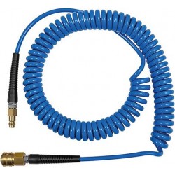 Flexible pneumatique avec raccord PU 10x65- 6m RIEGLER