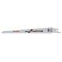 Lame de scie sabre pour bois avec métal, coupe courbe droite grossière, Réf. Bosch : S 611 DF, Qualité de lame de scie BiM, Long. totale 150 mm