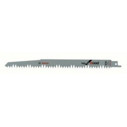 Lame de scie sabre pour bois dur, coupe courbe droite grossière, Similaire à l'article Bosch n° : S 1531 L, Qualité de lame de scie HSC