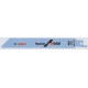 Lame de scie sabre pour métal, coupe droite fine, Réf. Bosch : S 922 AF, Qualité de lame de scie BiM, Long. totale 150 mm, Pas de dents : 1 mm