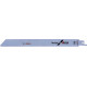 Lame de scie sabre pour métal, coupe droite fine, Réf. Bosch : S 1122 AF, Qualité de lame de scie BiM, Long. totale 225 mm, Pas de dents : 1 mm