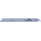 Lame de scie sabre pour métal, coupe droite fine, Réf. Bosch : S 1122 AF, Qualité de lame de scie BiM, Long. totale 225 mm, Pas de dents : 1 mm