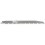 Lame de scie sabre pour bois dur, coupe courbe droite grossière, Similaire à l'article Bosch n° : S 1531 L, Qualité de lame de scie HSC