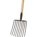 Fourche 9 dents noir douille ressort (Par 5)