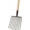 Fourche 9 dents noir douille ressort (Par 5)