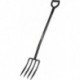 Fourche à bécher Ergoline acier D-manche S noir