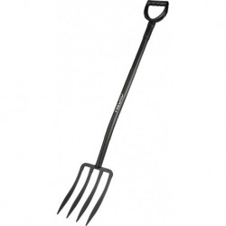 Fourche à bécher Ergoline acier D-manche S noir