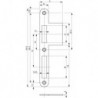 Gache B 9000DR24/41 Inox Niro