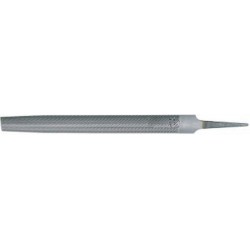 Lime d'atelier, semi-circulaire/pointue, Long. : 300 mm, Taille 1, Coupe transversale 30,0 x 8,5 mm