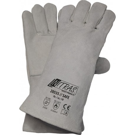Gants soudure VS53 Narbenleder 35cm Taille 10 (Par 12)