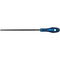 Lime d'atelier, manche ronde, Long. : 250 mm, Taille 3, Coupe transversale 9,5 mm