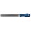 Lime d'atelier, manche semi-circulaire, Long. : 200 mm, Taille 2, Coupe transversale 20,0 x 6,0 mm