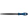 Lime d'atelier, manche semi-circulaire-pointue, Long. : 200 mm, Taille 2, Coupe transversale 20,0 x 6,0 mm