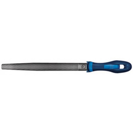 Lime d'atelier, manche semi-circulaire-pointue, Long. : 250 mm, Taille 1, Coupe transversale 25,0 x 7,0 mm