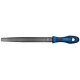 Lime d'atelier, manche semi-circulaire-pointue, Long. : 250 mm, Taille 2, Coupe transversale 25,0 x 7,0 mm