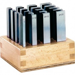 Jeu de cales parallèles SP L 100mm support bois AMF