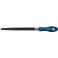 Lime d'atelier, manche triangulaire, Long. : 200 mm, Taille 1, Coupe transversale 15,0 mm