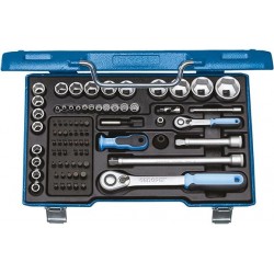 Jeu de douille 19V20U-20 1/4 und 1/2 81-pièces GEDORE