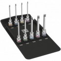Jeu d'embouts de tournevis 1/2" 9 pièces Tx support pour long Wera