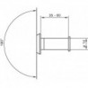 Judas porte D14 mm Champs de vision 180G Inox Optik