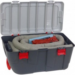 Kit d'urgence fuite susbstance dangereuses 75L PP-