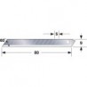 Lame de cutter 10 unités 9mm LB-30CD TAJIMA
