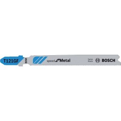 Lame de scie sauteuse T 121 GF pack de 5 Bosch 1 colis