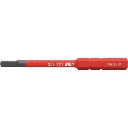 Lame interchangeable slimBit VDE 6 coté 4x75mm Wiha