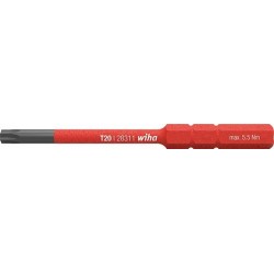 Lame interchangeable Torque VDE T10x75mm Wiha 1 PCS